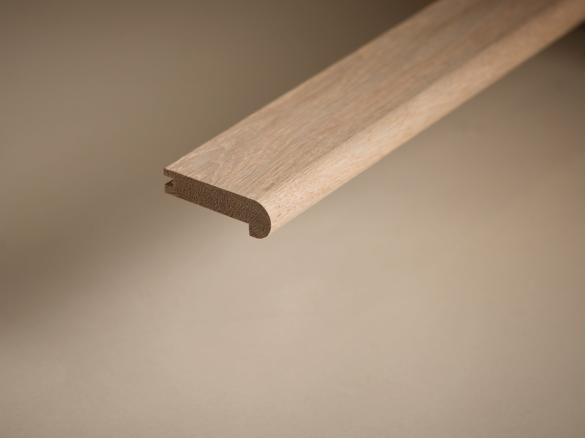Solid Oak Bullnose Edge Stair Nosing - 20mm